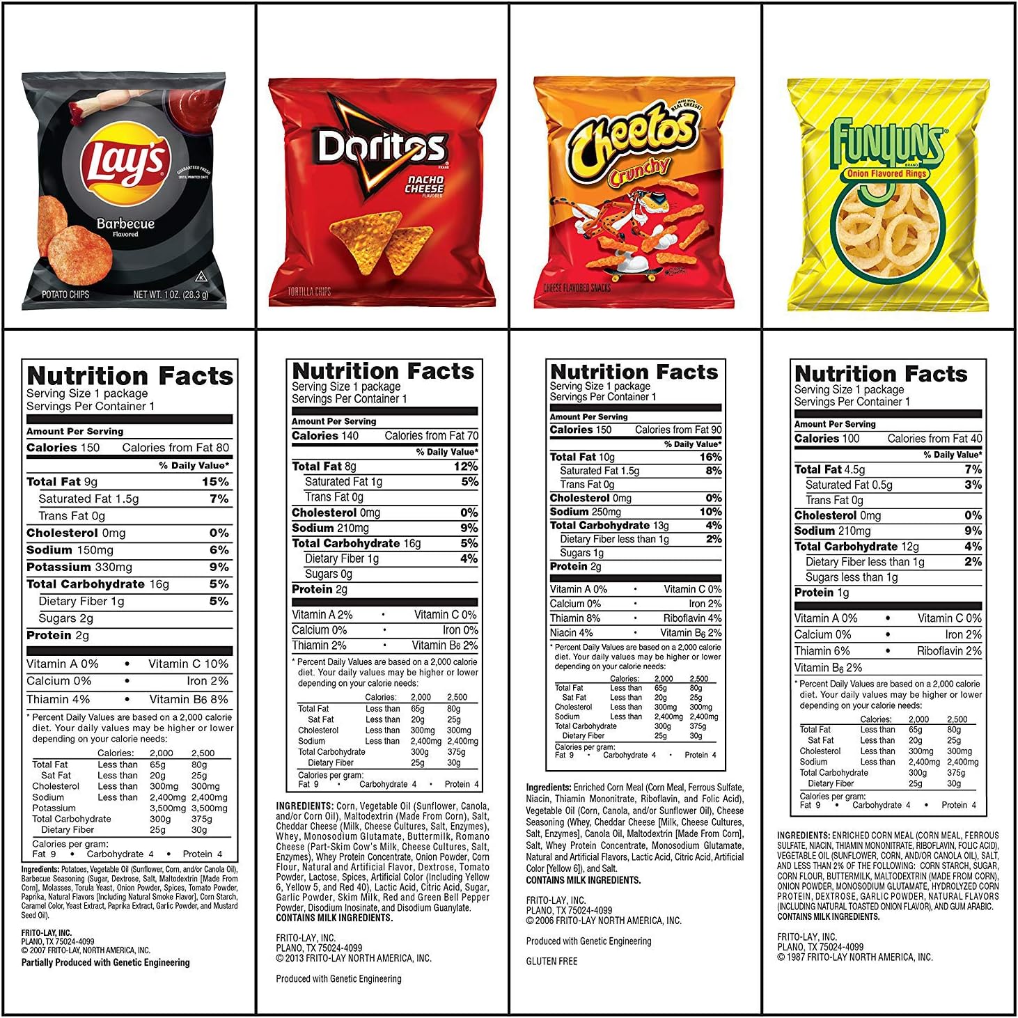 Cheese Ring Snackers Calories