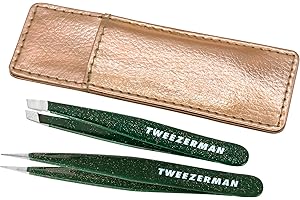Tweezerman Enchanted Garden Mini Tweezer Set - Eyebrow Tweezers for Women and Men