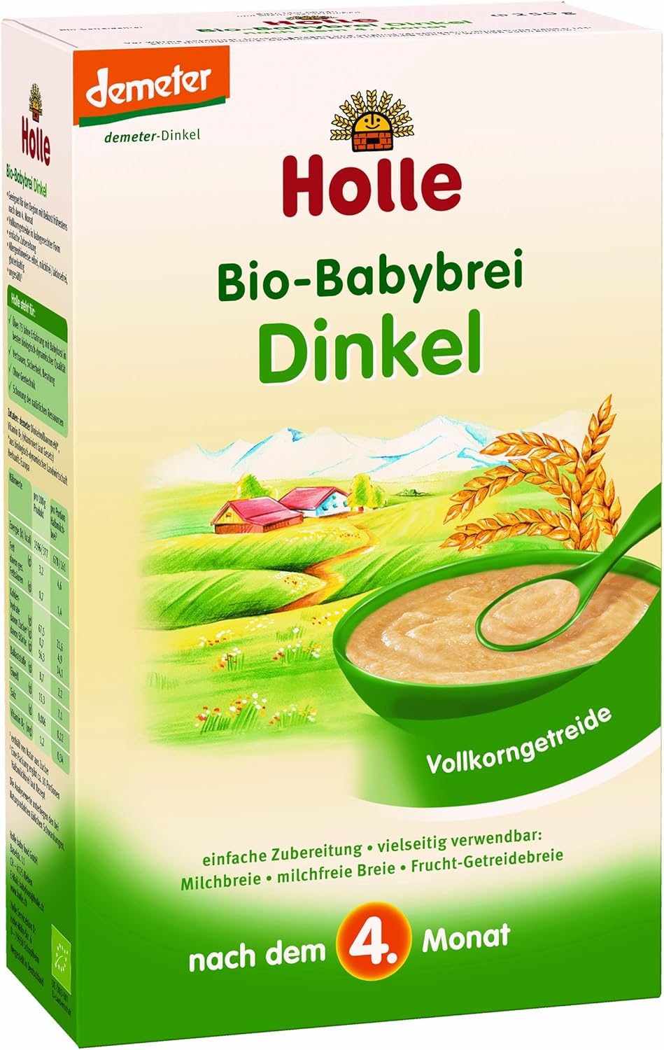 holle organic spelt porridge