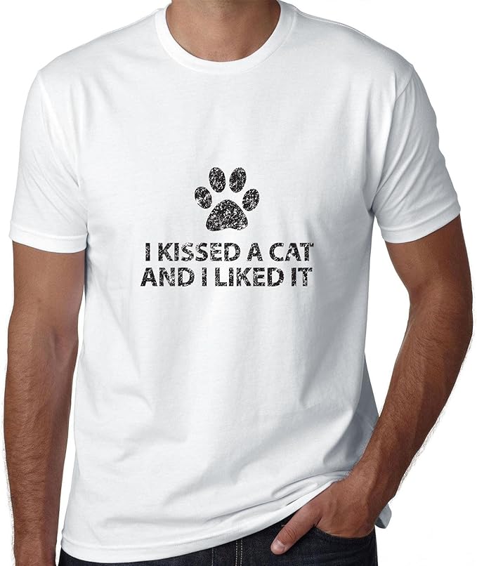 I Kissed A Cat and I Like It Hilarious Cat Lover Graphic