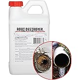 Root Destroyer - 5lbs - Root Killer for Sewer, Pipe &amp; Drain Lines, Septic Tanks and Septic Systems - Stops New Growth &amp; Safe for All Plumbing - Pure Copper Sulfate Crystals