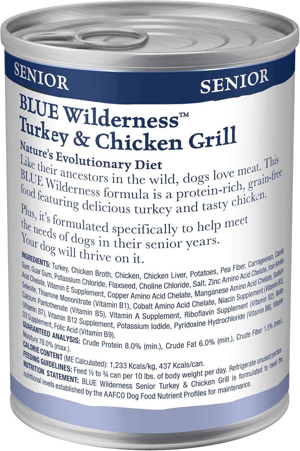 blue wilderness senior chicken