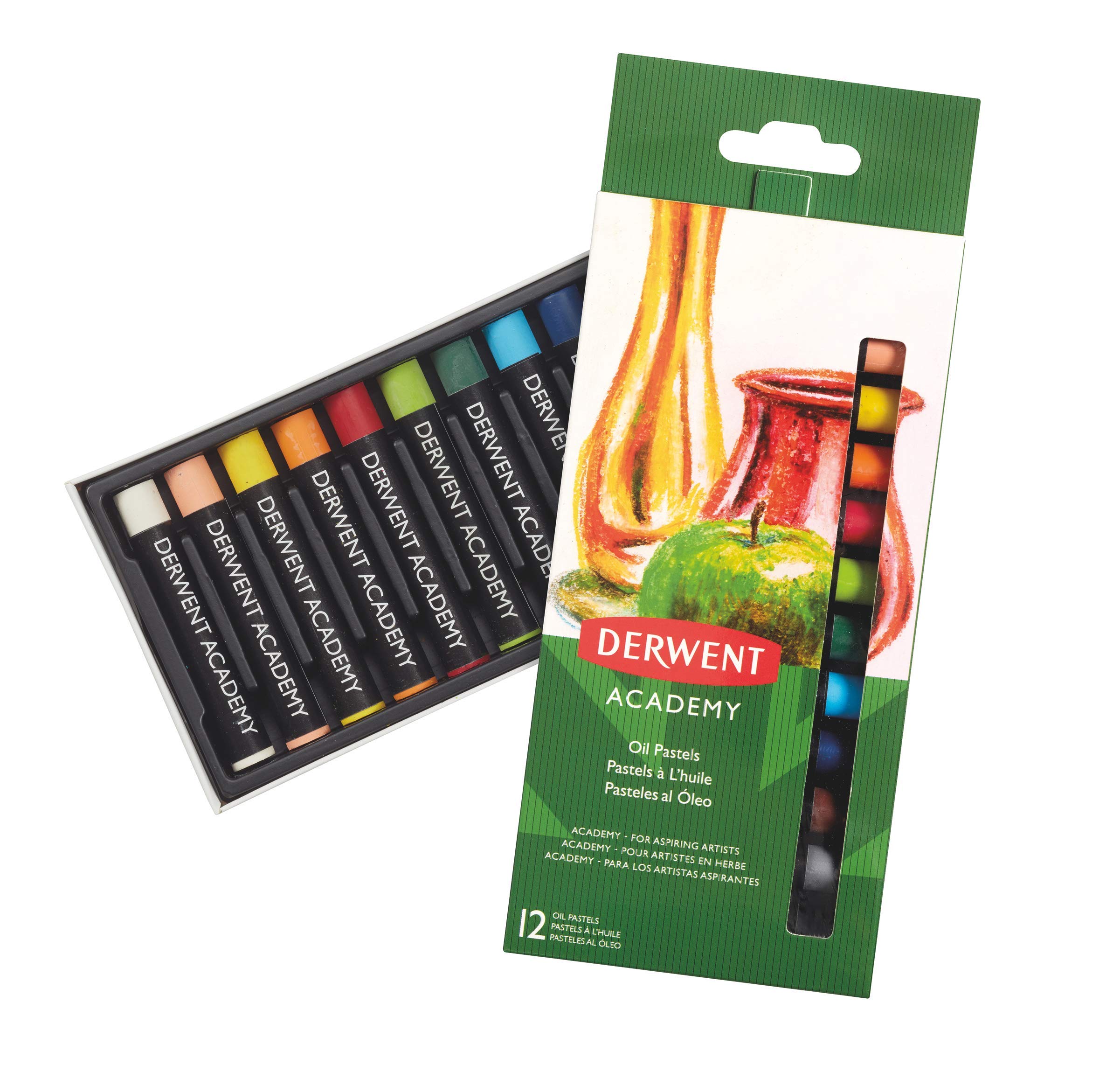 Derwent Academy Oil Pastels - 2301952, Set of 12