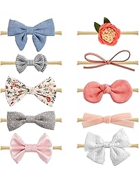 Baby Girl Headbands and Bows, Newborn Infant Toddler Hair Accessories by MiiYoung