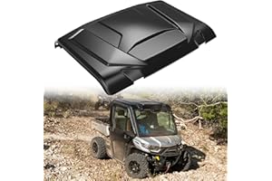 HAKA TOUGH Hard Top Roof for Can Am Defender 2-Piece Dustproof Sun Visor Roof Cover Top for Defender HD8 HD10 Accessories 2016-2023, Replace #OEM 715002430