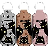 Cute Chapstick Holder Keychain,Lipstick Neoprene Clip-on Lip Balm Holder for Woman