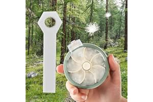 WHUMSDOG Hunting Wind Checker, Fillable Wind Detector For Hunting With 3 Packs Of Odorless Down Filling, Visualize Wind Direction Indicator With Grid Management, Detects The Breeze (Scent Wick not included)