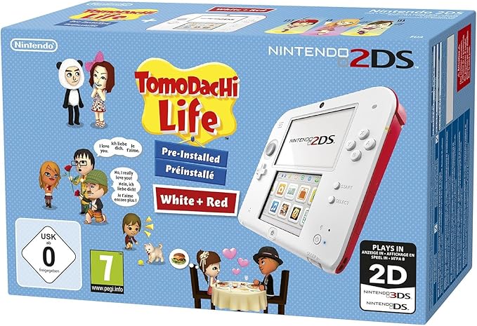 Nintendo 2ds Weiss Tomodachi Life Import Allemand Amazon Fr Jeux Video