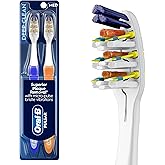 Oral-B Pulsar Pro-Health Expert Clean, Battery electric toothbrush, 2 count MEDIUM toothbrush pack, removes plaque, travel essentials tooth brush