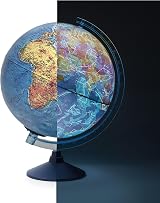 EXERZ Illuminated Globe 21cm - Battery-Only, Constellation Map Night Light view 4