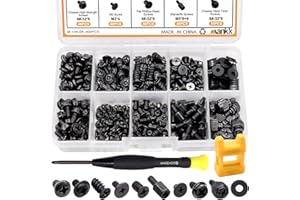 Mankk 400PCS Computer Standoffs Screws Assortment Kit for Motherboard, HDD, PC Case, Fan, ATX Case, SSD, CD-ROM - DIY PC Inst