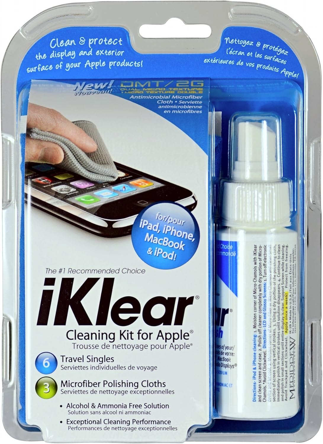 iKlear Cleaning Kit for iPad, iPod, iPhone, MacBook/Pro Screens BigaMart