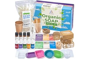 Organic Soap Making Kit for Adults – Gift Soap Kit Making for Adults Natural - Soap Making Supplies – Homemade Soap Maker Kit