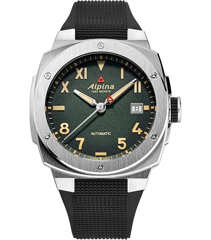 激レア！ALPAアルパ125/WA 黒檀 セット Amazon.com: Alpina Men's Automatic Alpiner Watch, Black Rubber