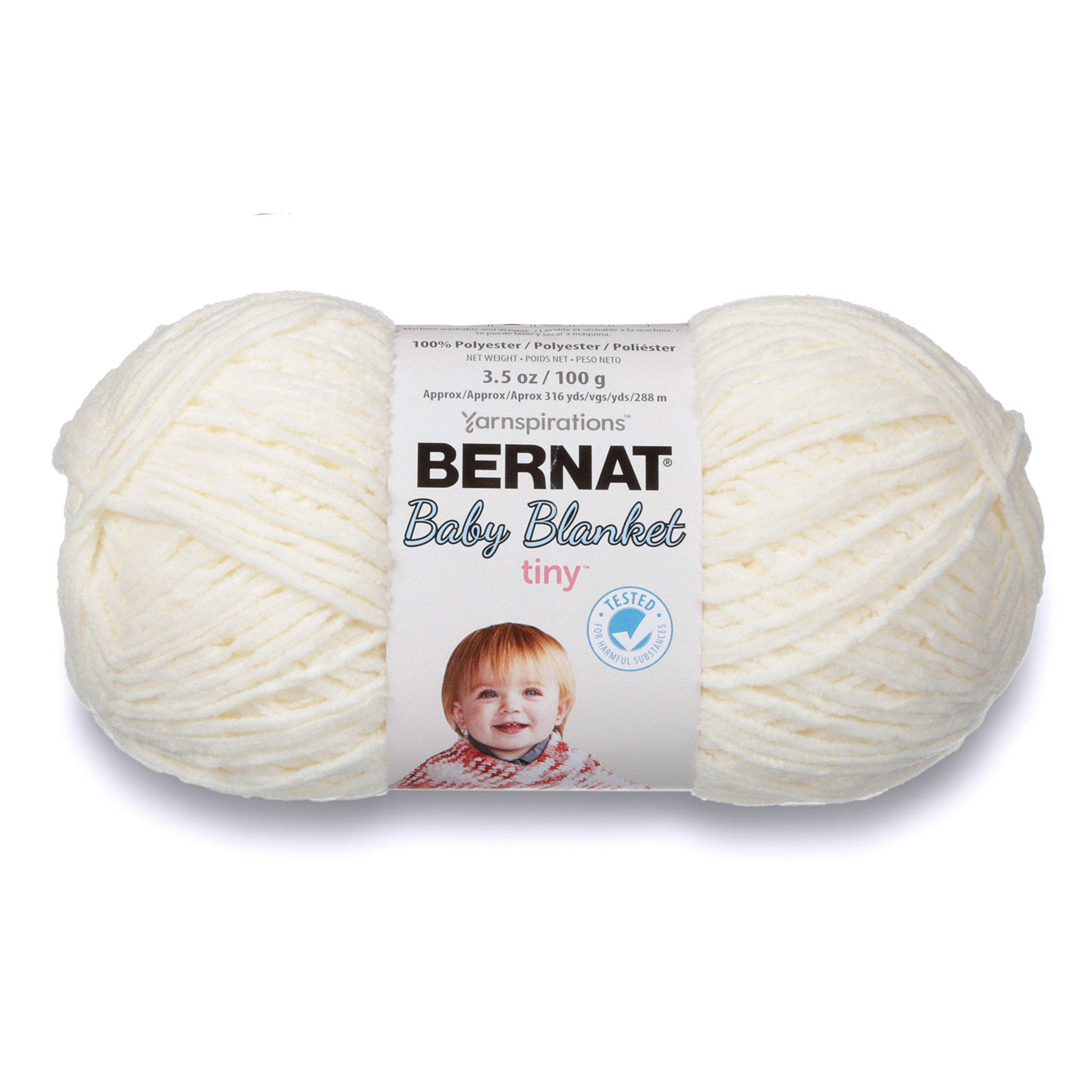 BERNAT BABY BLANKET TINY -100G- POLAR BEAR