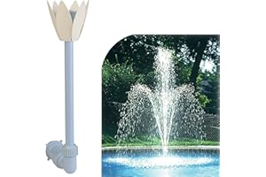 DUNNRITE Products Flowerfall Double Tier Pool Fountain