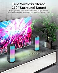 Bluetooth Speaker, Portable Wireless, 15W Stereo