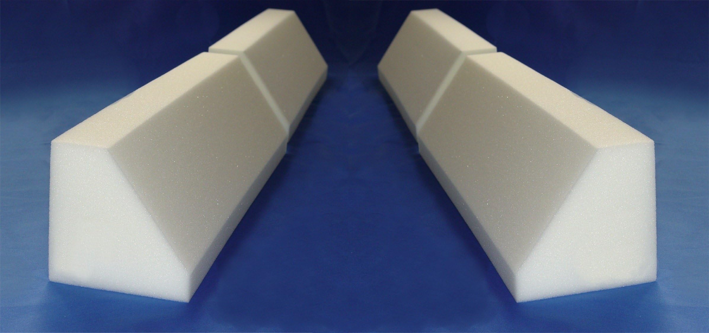 Honest Foam 24 Inch Foam Wedge - Four pieces of 24" x 5" x 5"