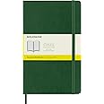 Moleskine Classic Notebook, Soft Cover, Large (5" x 8.25") Squared/Grid, Myrtle Green, 192 Pages