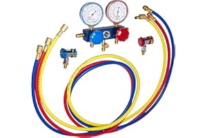 Robinair (49134A) R134 Aluminum Manifold, Hose Set and Service Coupler