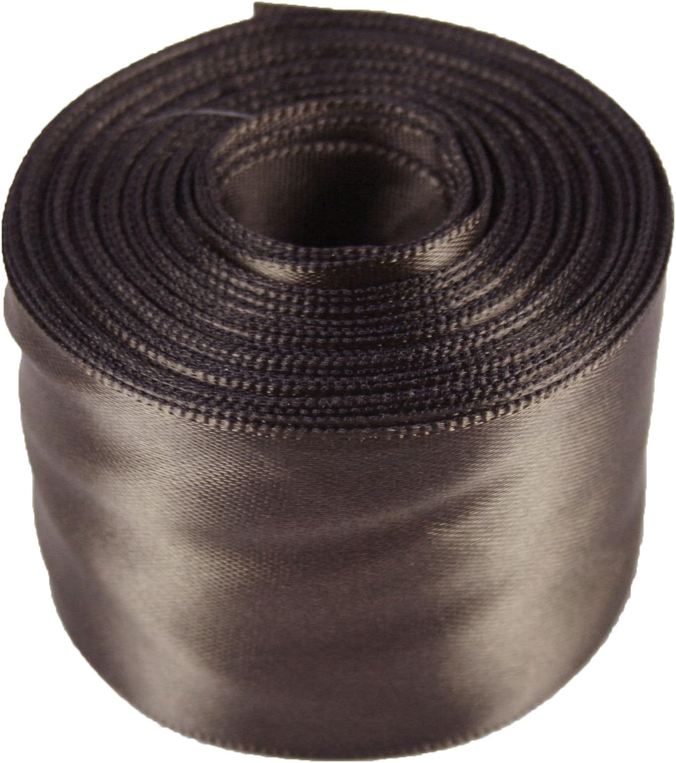 5 Yards Rolled up 1-1/2 SINGLE FACE SATIN Ribbon 100% Polyester Choose Color (850 - DARK BROWN)