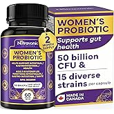 Probiotics for Women - 50 Billion CFUs Per Delayed Release Capsule. 15 Diverse Strains, including strains Limosilactobacillus