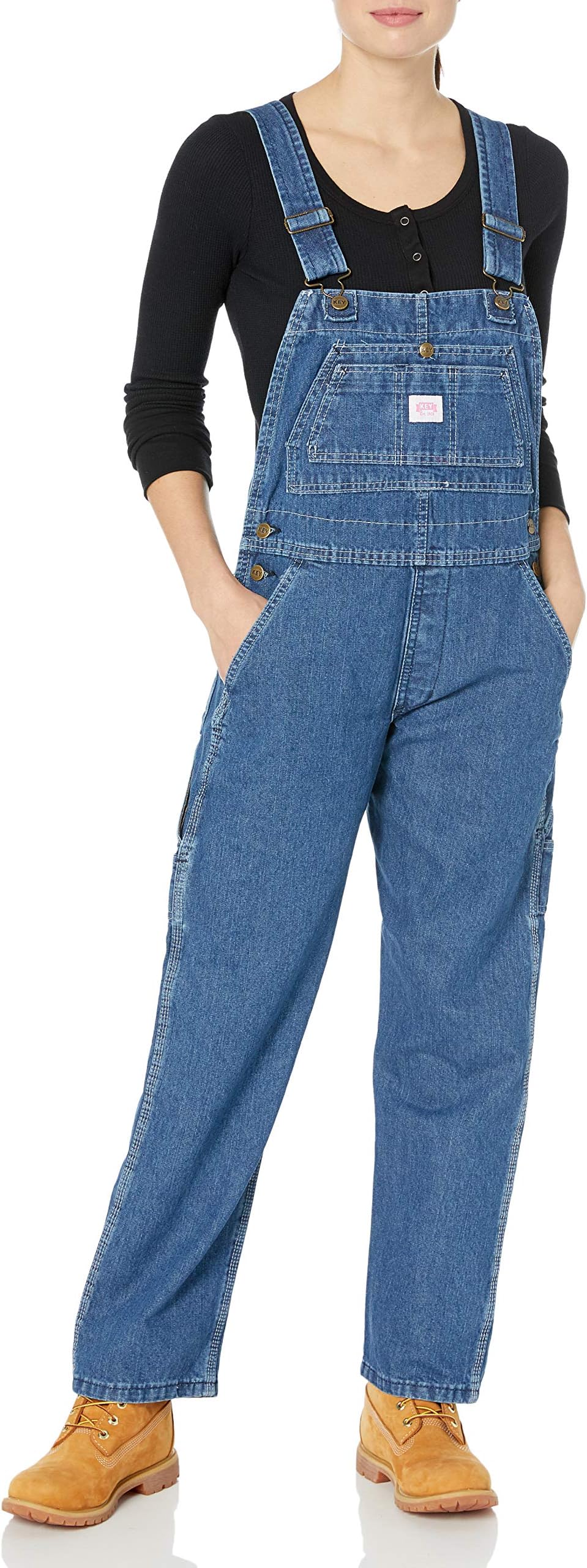 womens Women's Denim Bib Overall