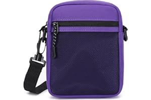 El-fmly Small Cross-body Sling Bags for Men Women, Mini Messenger Bag Shoulder Pouch for Daily Use