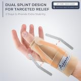 Actesso Neoprene Thumb Splint Brace Left Beige Spica Support view 2