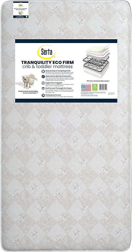 serta tranquility super firm crib mattress