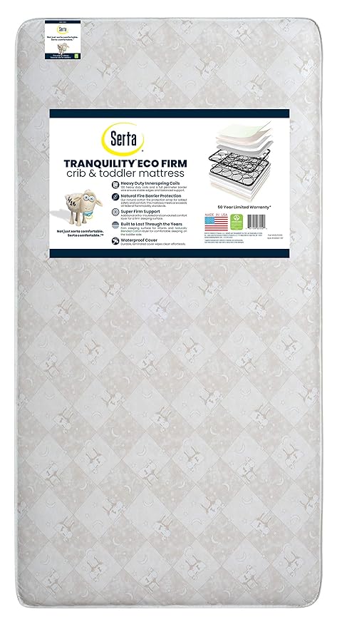serta tranquility super firm crib mattress