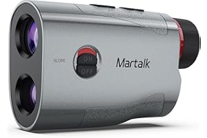 Martalk Golf Rangefinder with Slope, 1200 Yards Laser Range Finder Golfing, 7X Magnification, Flag Pole Locking Vibration, Rechargeable Range Finders with Magnet Stripe