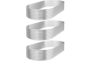 FRIZIONE 3pcs Galvanized Raised Garden Bed Outdoor, Steel Garden Bed for Vegetables, Above Ground Garden Box for Flower, Meta