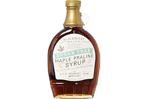 BLACKBERRY PATCH Sugar Free Maple Praline Syrup, 12 Ounce