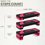 Xn8 Sports Adjustable Height Exercise Step 10/15/20 cm Steppers Cardio Home Gym view 7