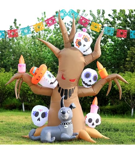 12 FT Halloween Inflatable Scary Skeleton Archway Spooky Blow Up Yard