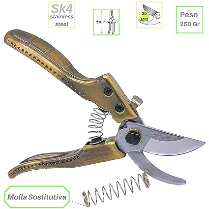 Kjenius Forbice Giardinaggio Professionali Cesoie Potatura Taglia Siepi Forbici Da Giardino Taglia Rami Potare Rami Cesoia Troncarami Erba Potatore