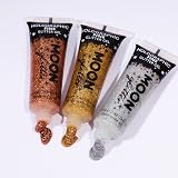 Moon Glitter Holographic Face Body Glitter Gel 12ml Silver Cosmetic Paint view 5