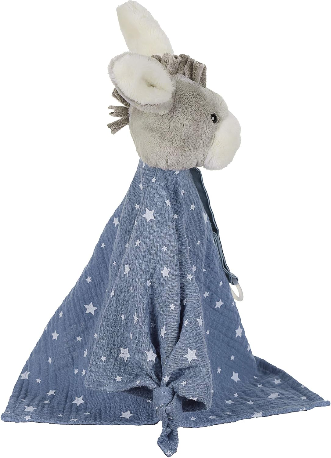 Sterntaler Träumli Set Donkey Emmi Comforter with Dummy Device and Comforter Blanket Light Blue/Grey, Multicoloured, 2 Stück (1er Pack) - Image 3