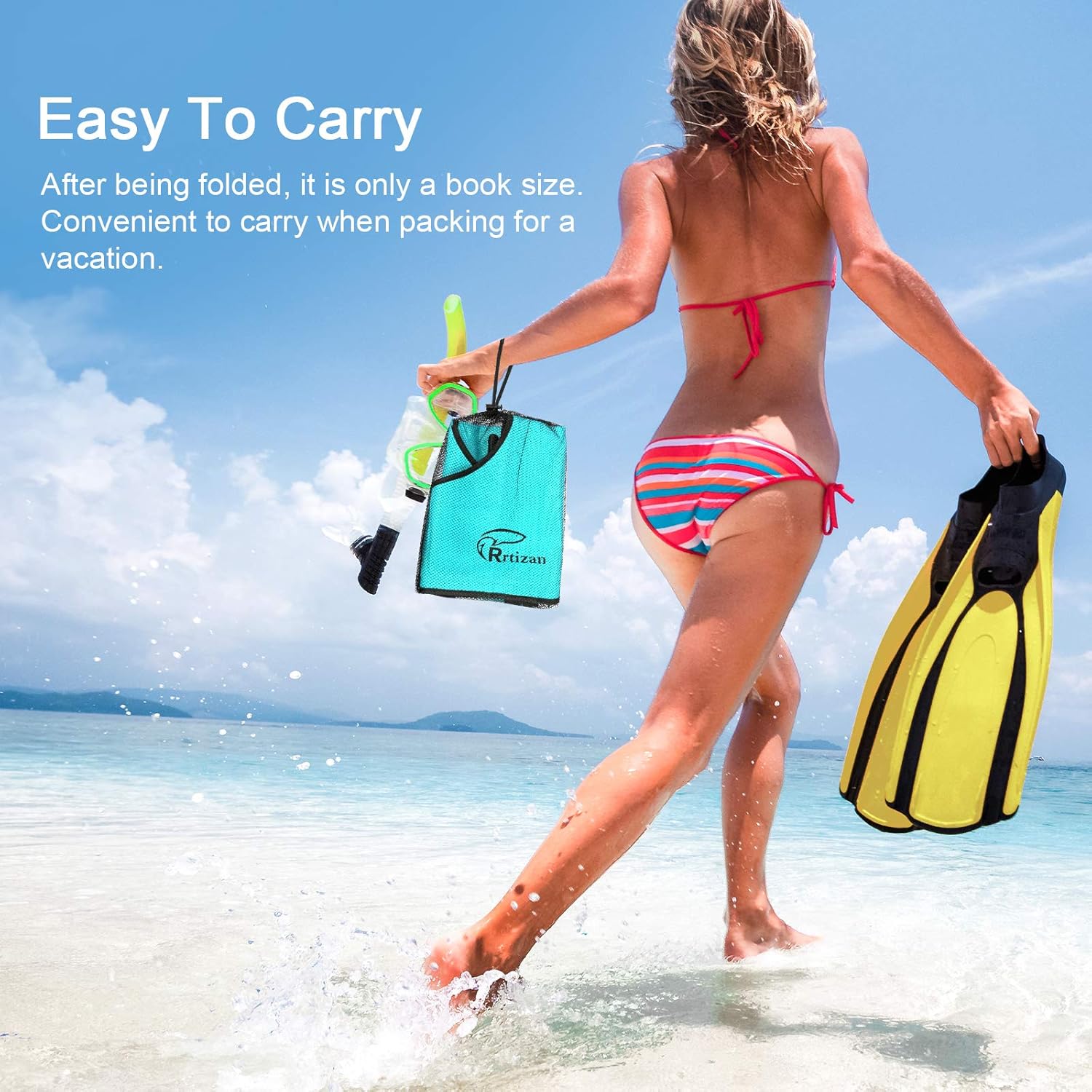 Rrtizan Swim Vest for Adults, Buoyancy Aid Swim Jackets - Portable Inflatable Snorkel Vest for Swimming, Snorkeling, Kayaking, Paddle Boating and Other Low Impact Water Sports Safety: Sports & Outdoors