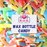 Wax Bottle Candy Bulk 1/2 Lb &ndash; Fruity Wax Bottles with Juice &ndash; Retro Nostalgic Candy Drinks &ndash; Assorted Flavor Wax Candies &ndash; Edible Wax Bottle Candies for Parties (Half Pound)