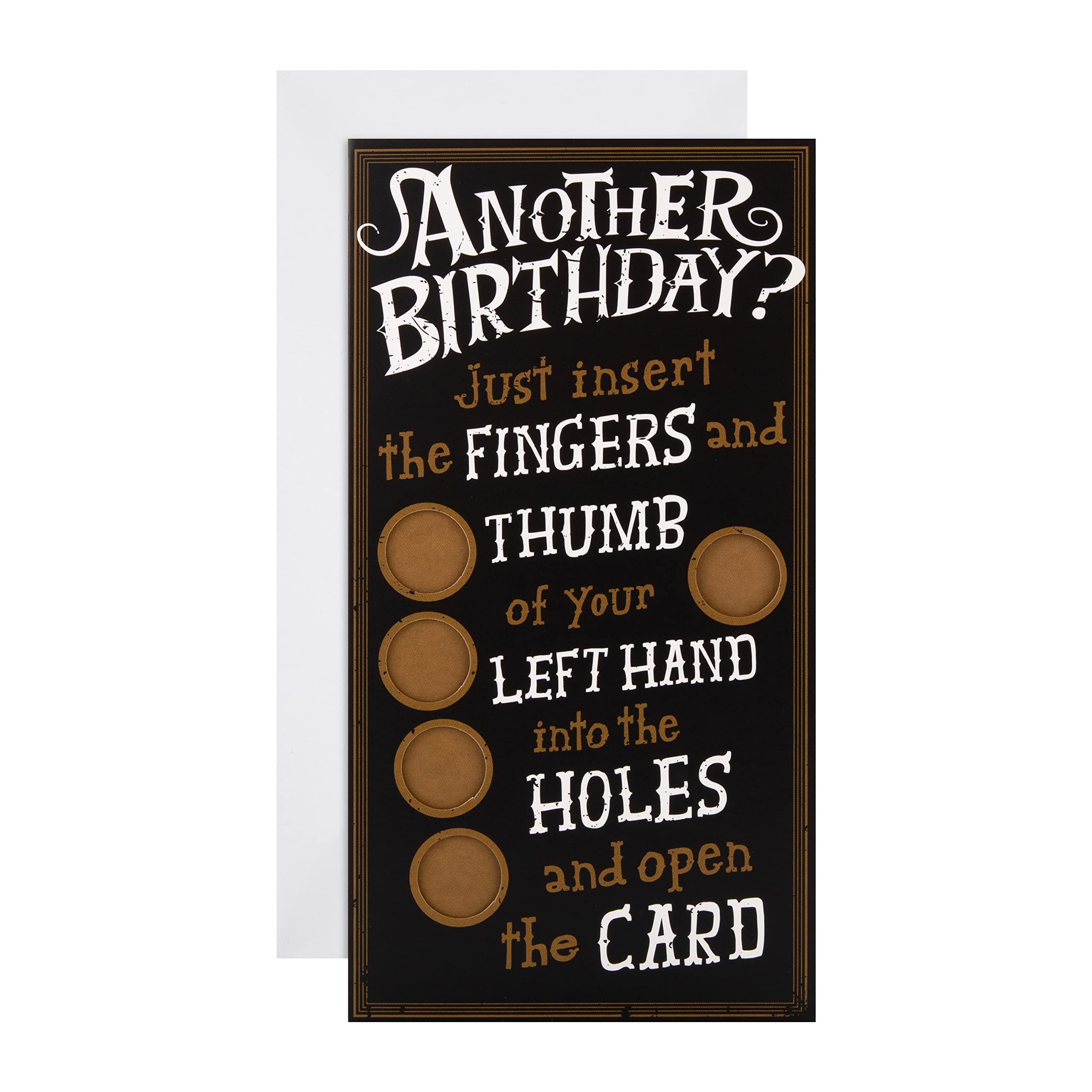 Hallmark Funny Birthday Card, Pint of Beer Design, For Him, Black