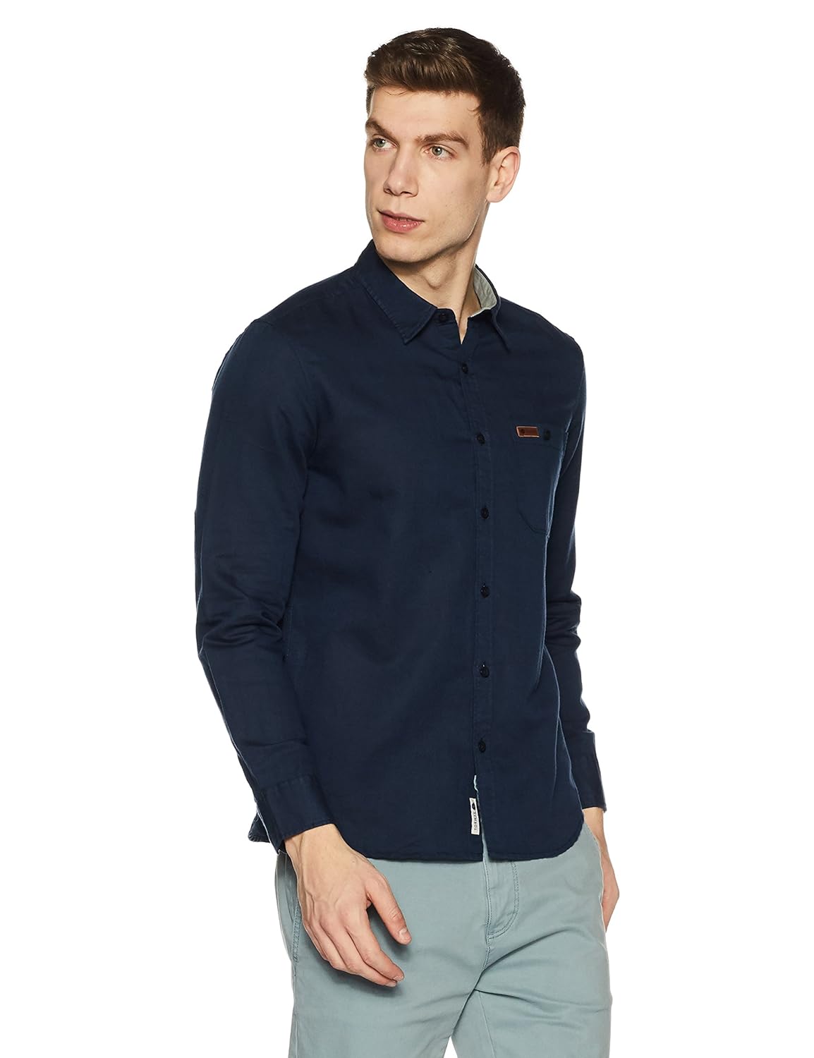 symbol amazon brand men's casual regular fit shirt