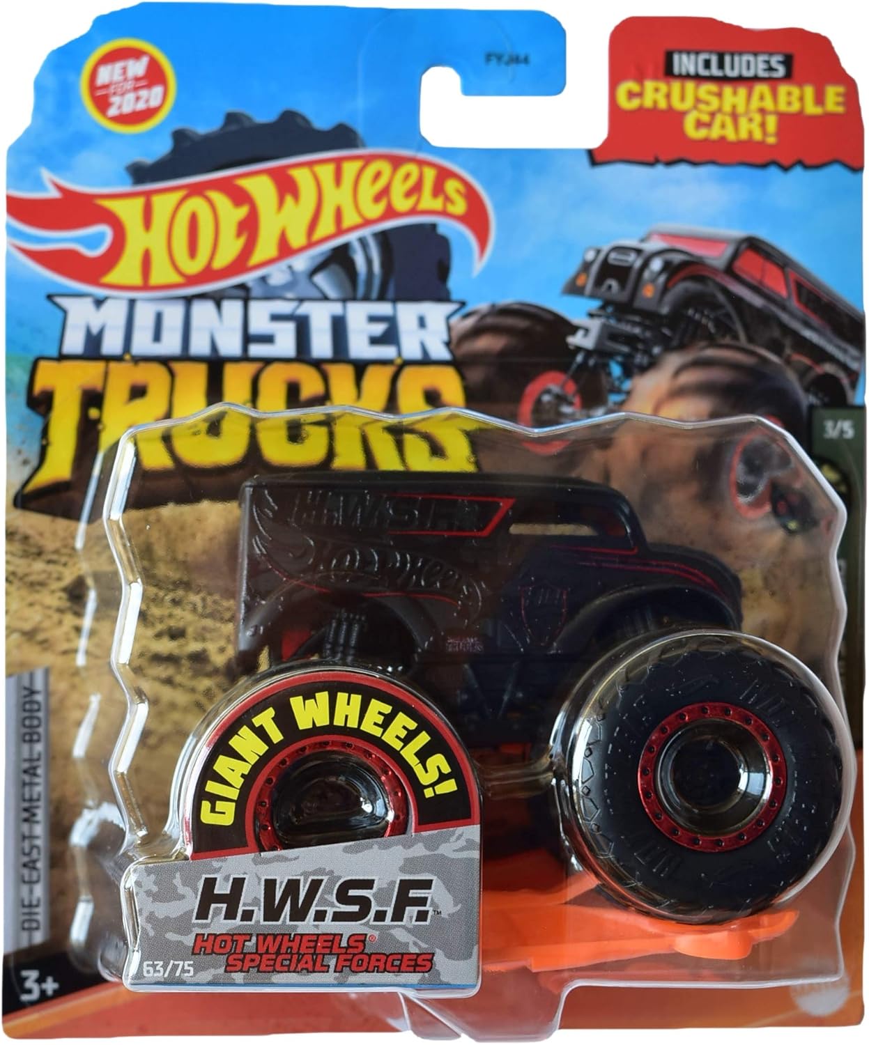 Amazon.com: Hot Wheels Monster Trucks 1 