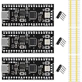 3Pcs RP2040 16MB Dual Core Board with Type-C USB 264KB SRAM for Raspberry Pi Pico Micropython RGB LED