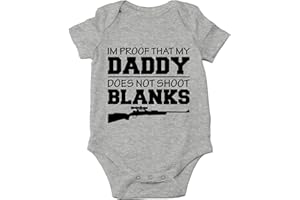 CBTwear I'm Proof That My Daddy Does Not Shot Blanks Baby Bodysuit Boy Girl Adorable Romper Clothing