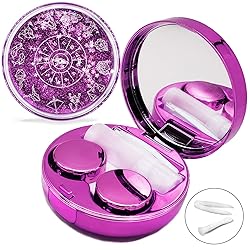 Vastsoon Contact Lens Case, Cute Travel Size Eye