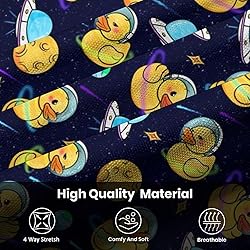 Xdceu Men’s Yellow Duck Golf Polo Shirts Funny