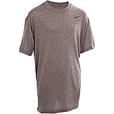 Nike Team Legend Youth Short-Sleeve Crew Training T-Shirt, X-Large, Carbon Heather, Grey, X-Large