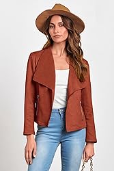 PRETTYGARDEN Women's Faux Suede Jackets 2024 Fall